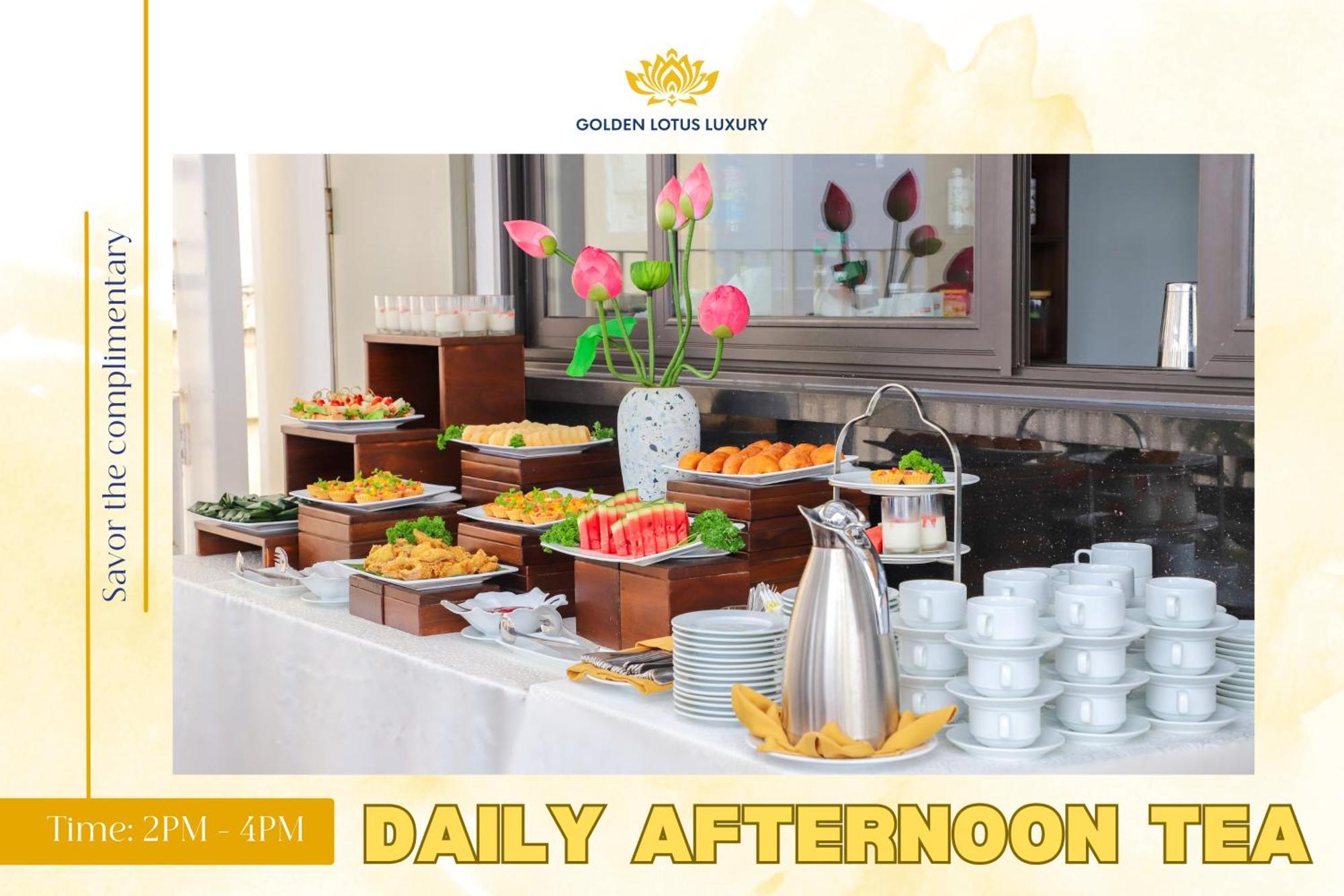 Golden Lotus Luxury Hotel Danang - Complimentary Daily Afternoon Tea Екстериор снимка